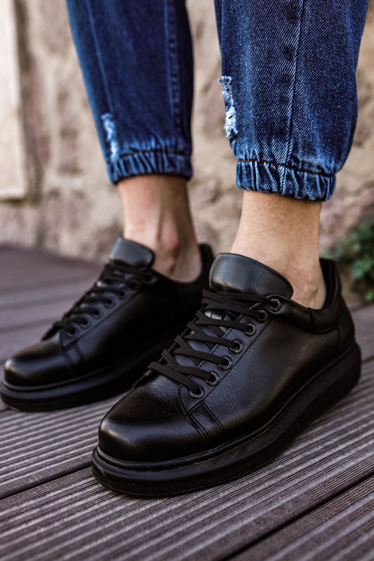 Erkek Sneaker - Siyah - Apollo