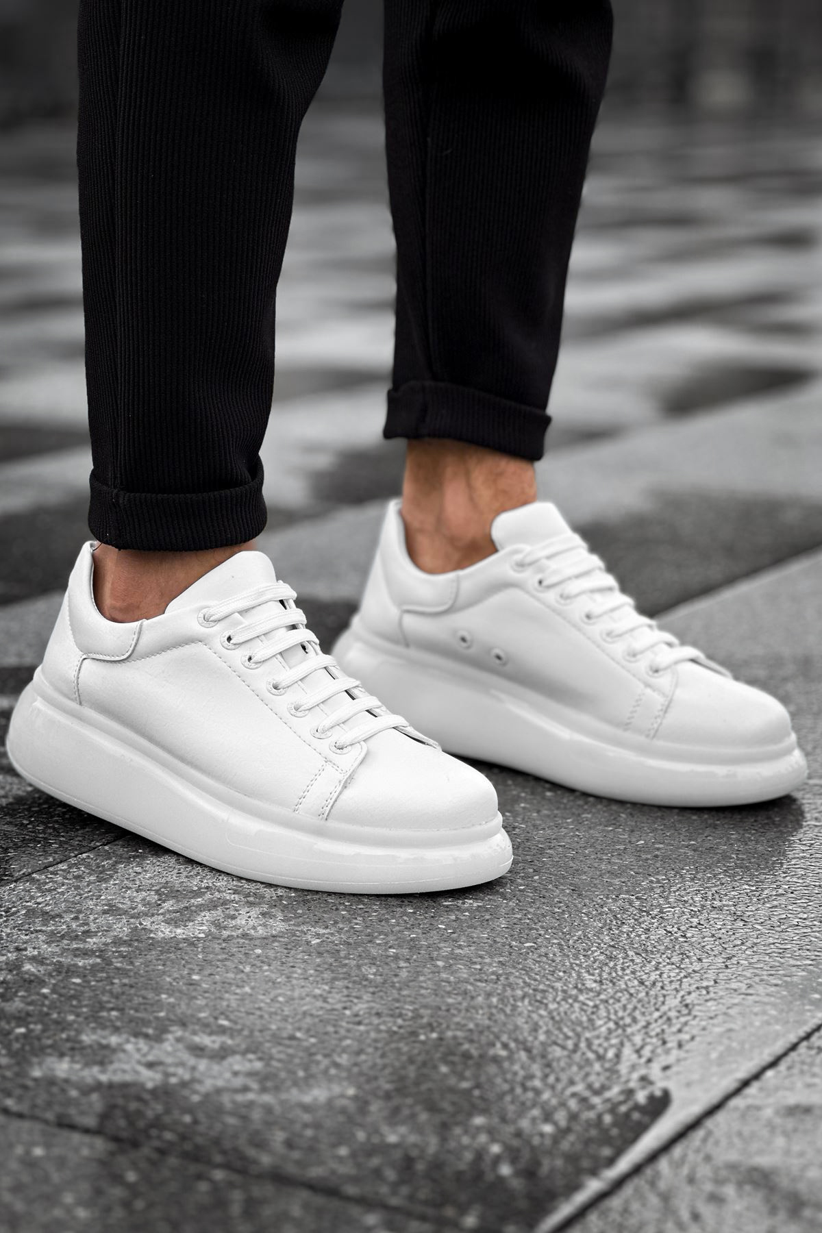 Erkek Sneaker - Beyaz - 295